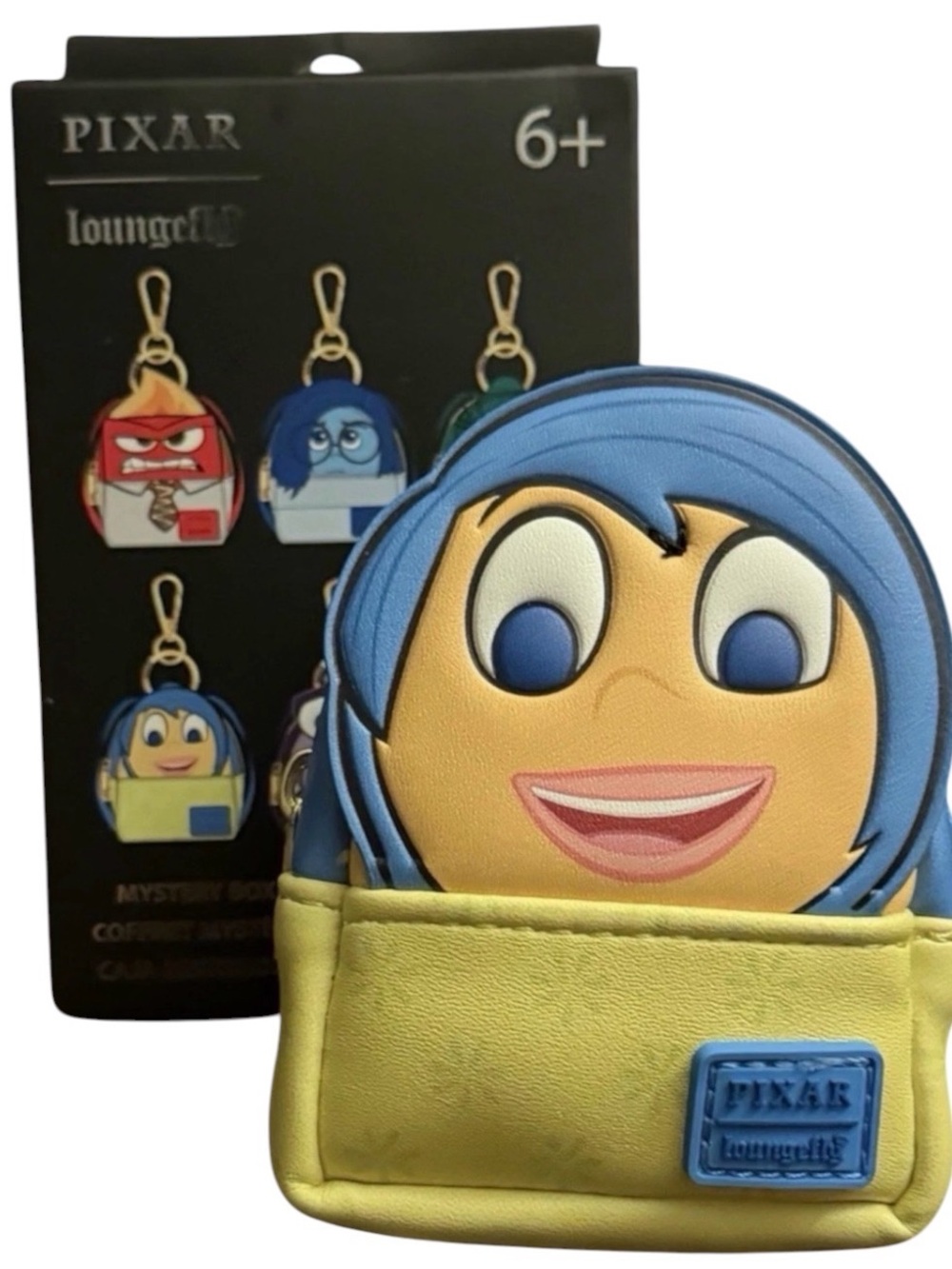 Loungefly Disney Pixar Inside Out JOY Mini Backpack Key Chain